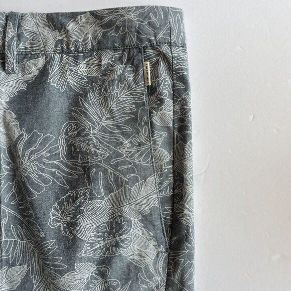 7 Diamonds Mens Size 38 X 22 Performance Shorts Tropical Flat Front Hidden Fly - Picture 9 of 16